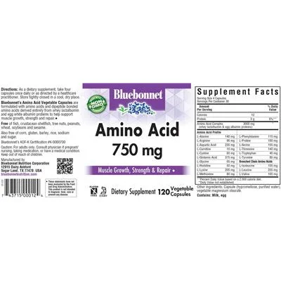 Amino Acid 750 mg - Bluebonnet
