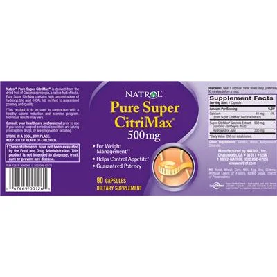 Pure Super CitriMax 500 mg - Natrol