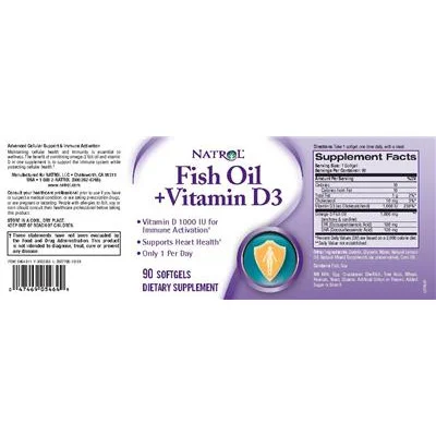 Fish Oil + Vitamin D3 - Natrol