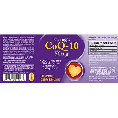 CoQ-10 50 mg