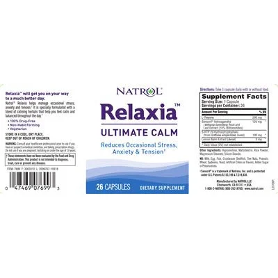 Relaxia Ultimate Calm - Natrol