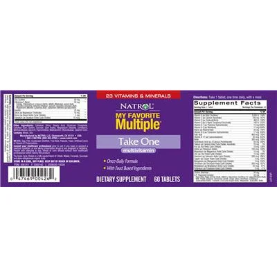 My Favorite Multiple Take One Multivitamin - Natrol