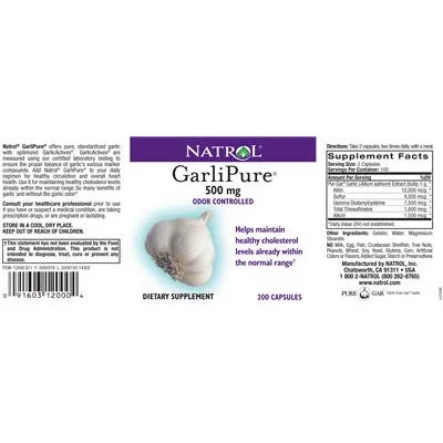 GarliPure 500 mg - Natrol
