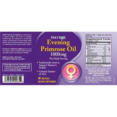 Evening Primrose Oil 1000 mg - Natrol