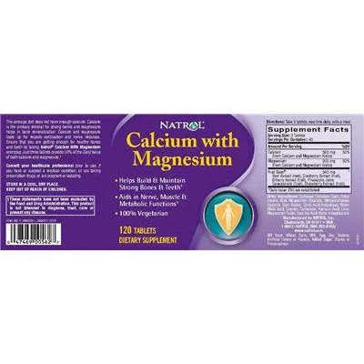 Calcium With Magnesium - Natrol