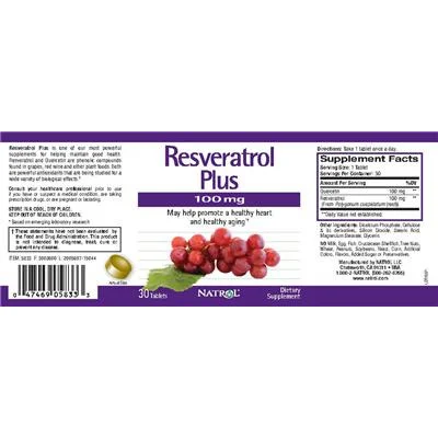 Resveratrol Plus 100 mg - Natrol