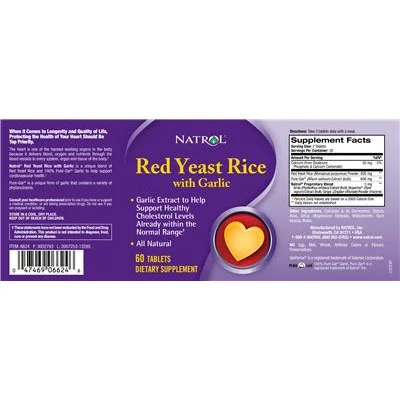 Red Yeast Rice With Garlic - Natrol