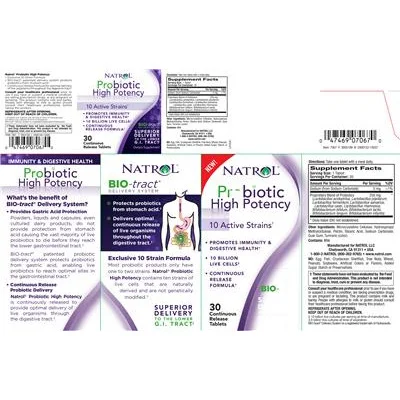 Probiotic High Potency - Natrol