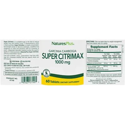 Super Citrimax 1000 mg - NaturesPlus