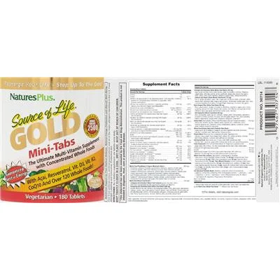 Source of Life Gold Mini-Tabs - NaturesPlus
