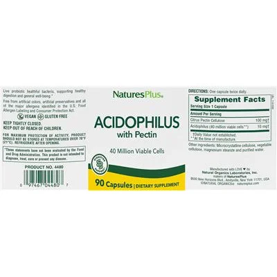 Acidophilus with Pectin - NaturesPlus