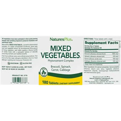 Mixed Vegetables - NaturesPlus