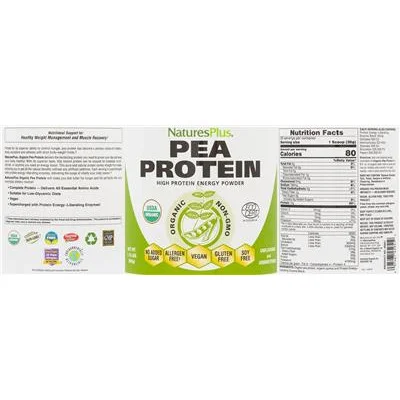 Pea Protein Unflavored and Unsweetened - NaturesPlus