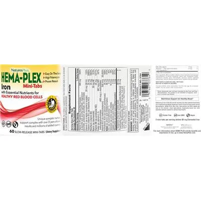 Hema-Plex Mini-Tabs - NaturesPlus