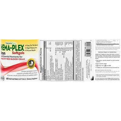 Hema-Plex Softgels - NaturesPlus