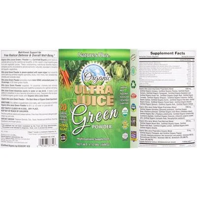 Organic Ultra Juice Green Powder - NaturesPlus