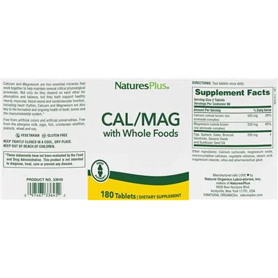 Cal/Mag with Whole Foods - NaturesPlus