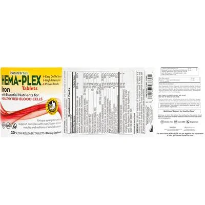 Hema-Plex Tablets - NaturesPlus