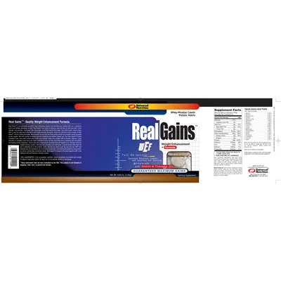 Real Gains Chocolate Ice Cream - Universal Nutrition