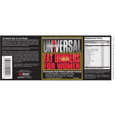Fat Burners For Women - Universal Nutrition