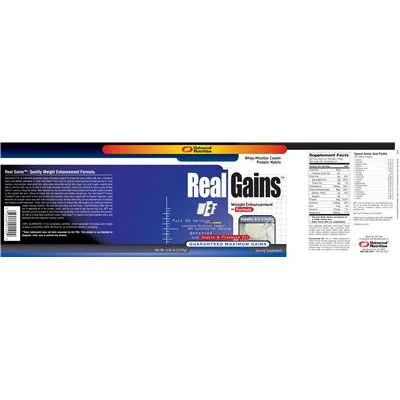 Real Gains Vanilla Ice Cream - Universal Nutrition