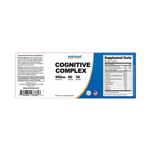 Cognitive Complex - Nutricost