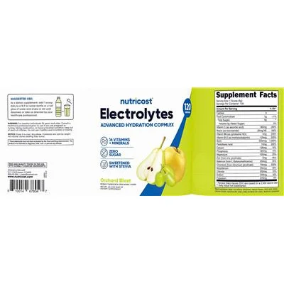 Electrolytes Advanced Hydration Complex Orchard Blast - Nutricost
