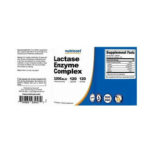 Lactase Enzyme Complex - Nutricost