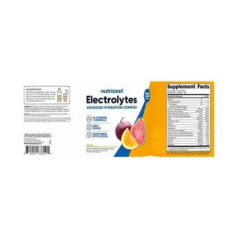 Electrolytes Advanced Hydration Complex POG (Passion Fruit/Orange/Guava) - Nutricost