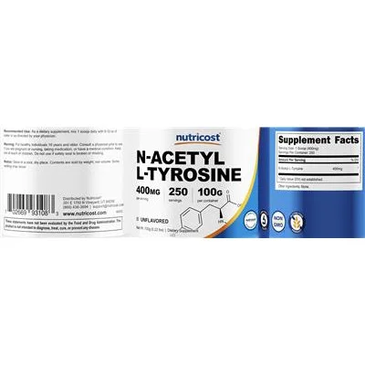 N-Acetyl L-Tyrosine 400 mg - Nutricost
