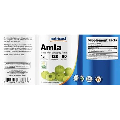 Amla 1 g - Nutricost