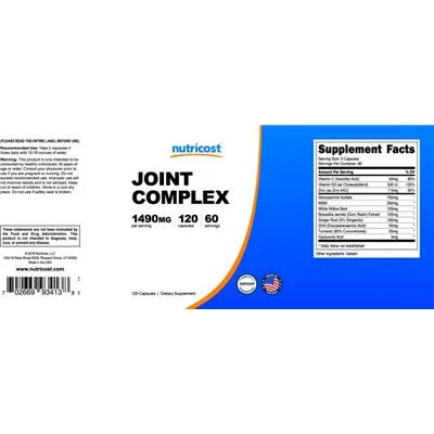 Joint Complex 1490 mg - Nutricost