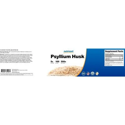 Psyllium Husk 5g - Nutricost
