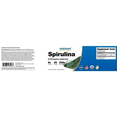 Spirulina 8 g - Nutricost
