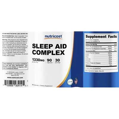 Sleep Aid Complex - Nutricost