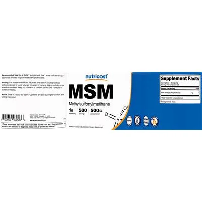 MSM 1 g - Nutricost