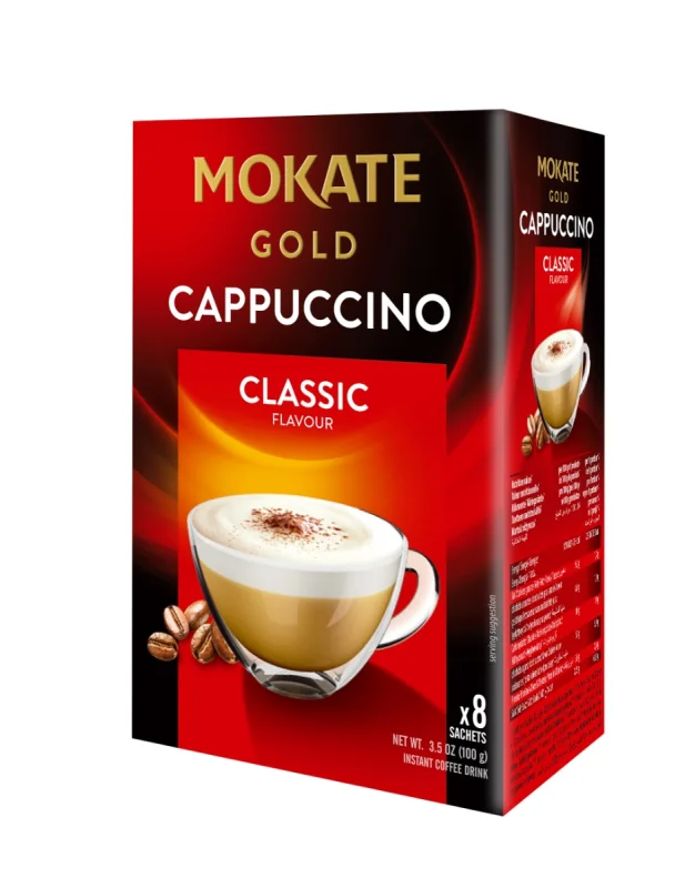 Разтворимо капучино Mokate Gold Classic 8 дози, 100 г
