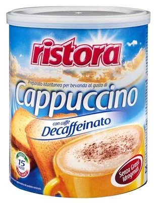 Разтворима напитка Cappuccino Ristora, без кофеин 250 г