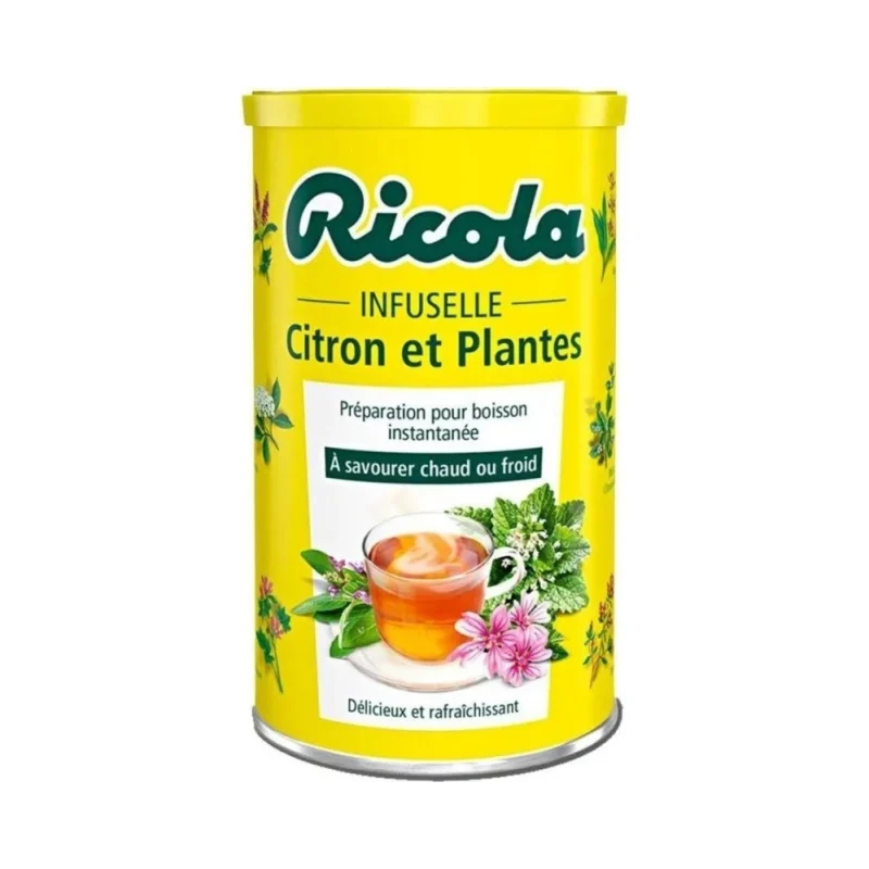 Разтворим билков чай Ricola лимон в кутия 200 г - Ricola