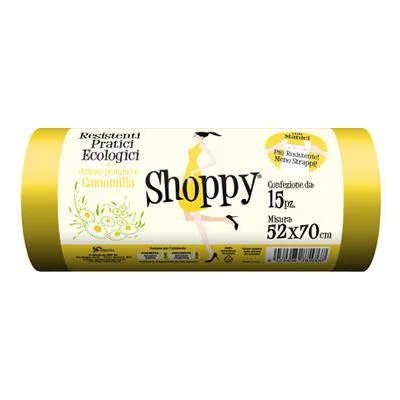 Чували за боклук Shoppy Giallo/Camomilla 52X70 см, 15 бр