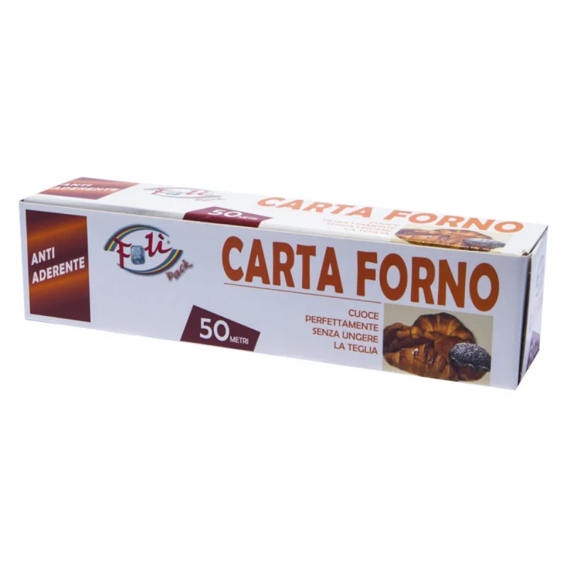 Домакинска хартия за печене Foli Carta Forno, кутия 50 м - Foli