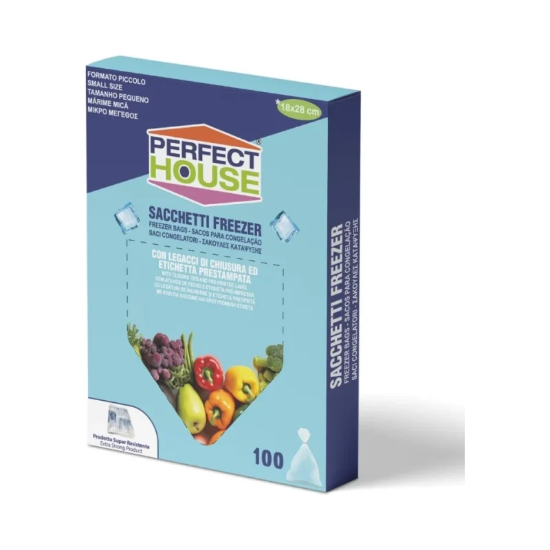 Пликчета за фризер Perfect House 18х28 см, 100 бр - Perfect House