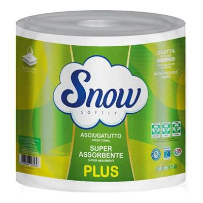 Кухненска хартия Snow Plus 363 къса, 2-пластова