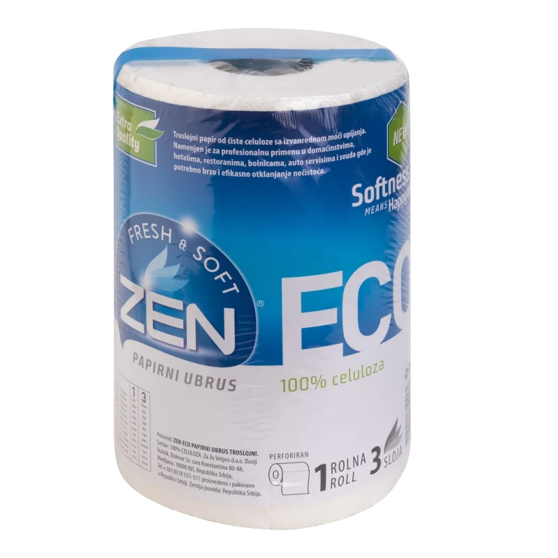 Кухненска хартия/ролка Zen Papirni Ubrus Eco, 3-пл