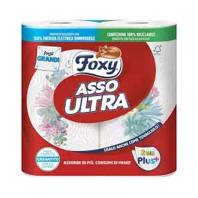 Кухненска хартия Foxy Asso Ultra Big, 3 пл 2 бр - Foxy