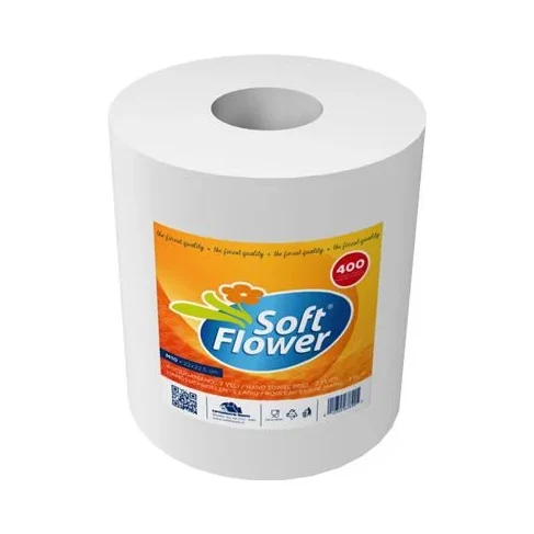 Кухненска хартия Soft Flower 400 къса - Soft
