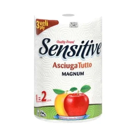 Кухненска хартия Sensitive King Magnum 3-пластова - Sensitive