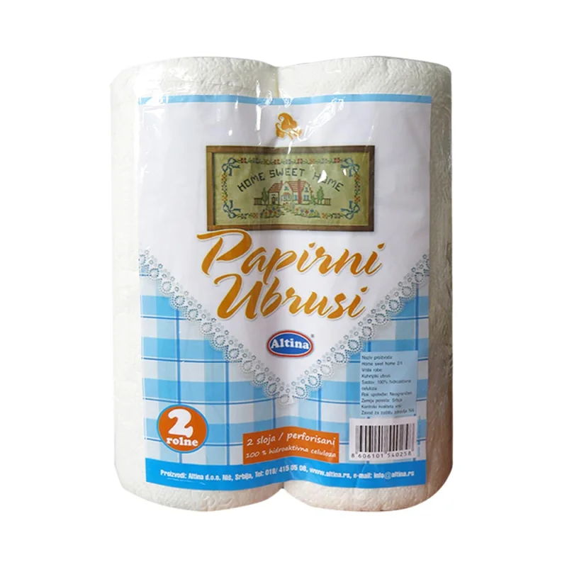 Кухненска хартия Altina Ubrus 2-пл, 2 бр