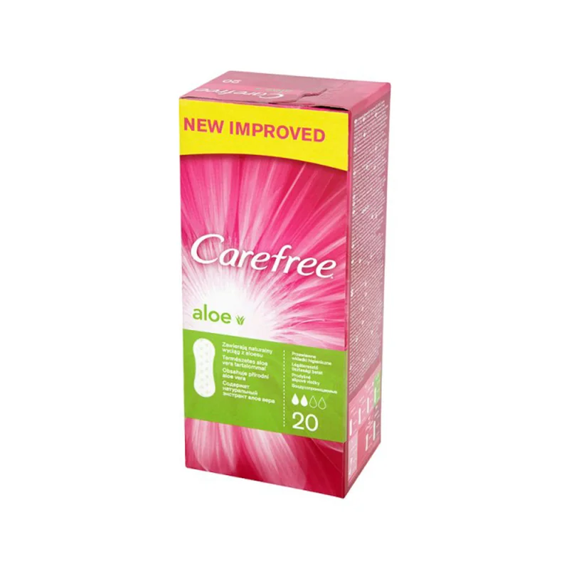 Дамски превръзки Carefree Salvaslip Cotton Feel Aloe Vera 20 бр