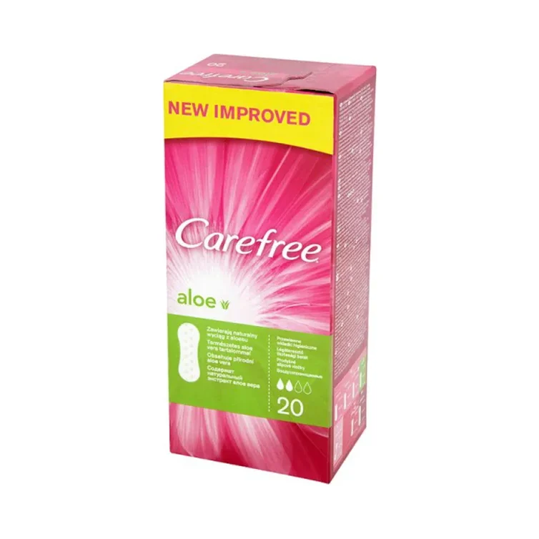 Дамски превръзки Carefree Salvaslip Cotton Feel Aloe Vera 20 бр